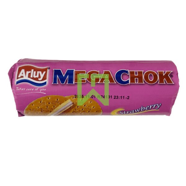 Mega Chok Strawberry Biscuits Arluy 175g