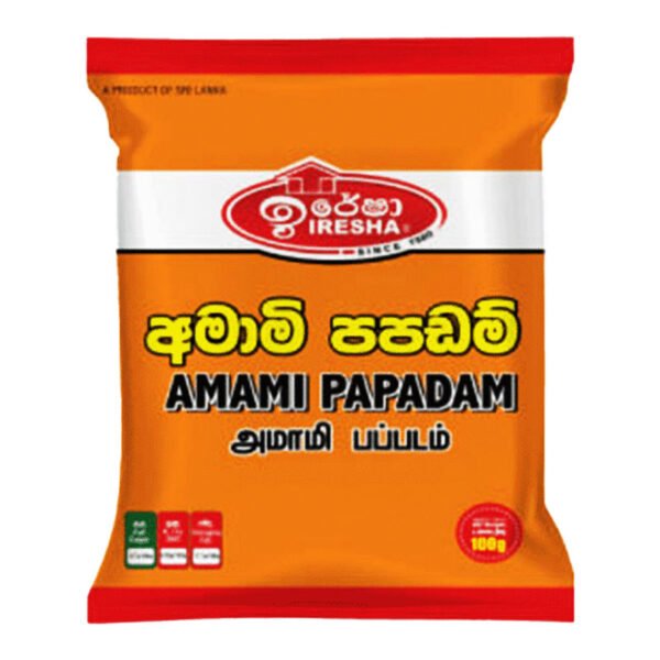 Papadam Amami Iresha 100g